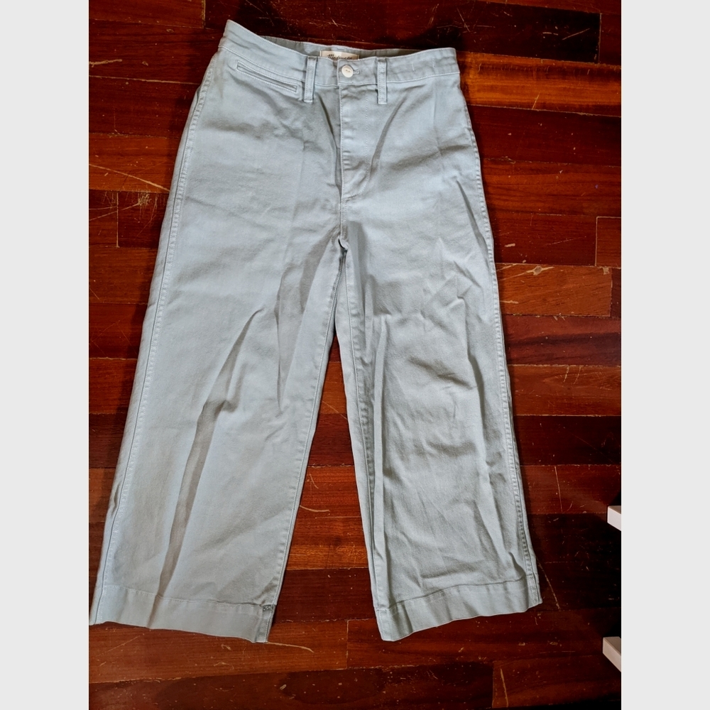 Madewell Wide leg crop jeans